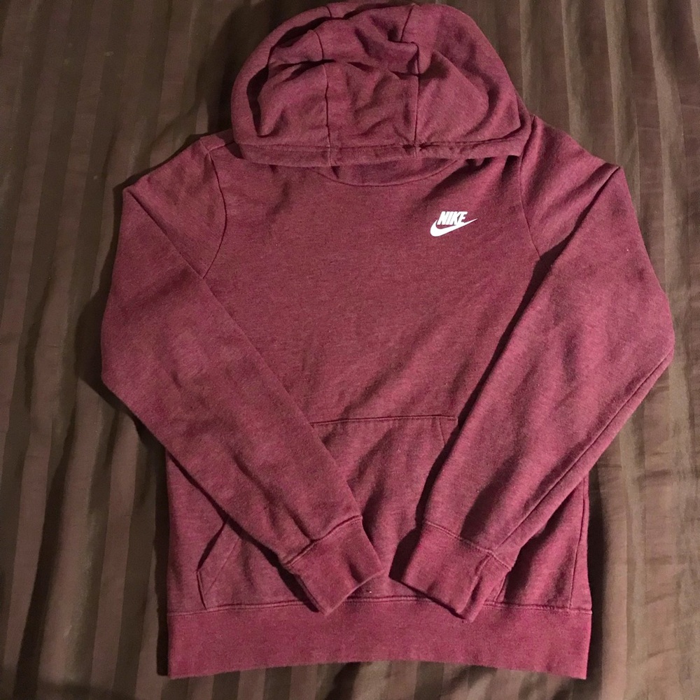 Nike Burgundy Hooded sweatshirt